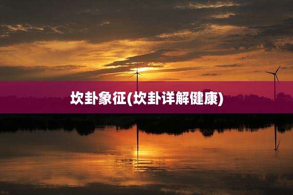 坎卦象征(坎卦详解健康)