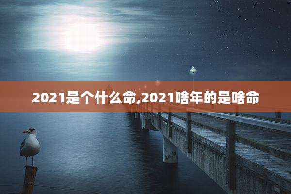2021是个什么命,2021啥年的是啥命
