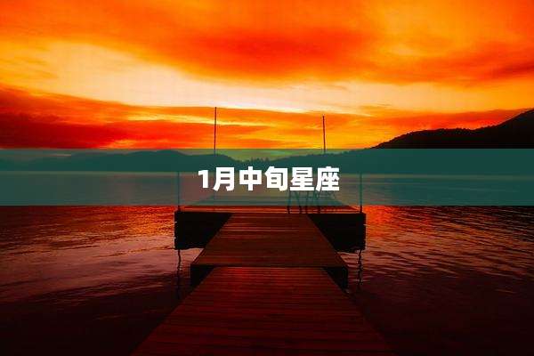1月中旬星座
