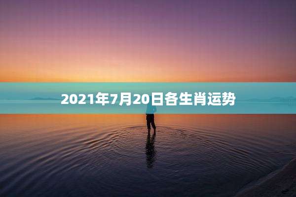 2021年7月20日各生肖运势