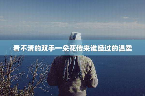 看不清的双手一朵花传来谁经过的温柔