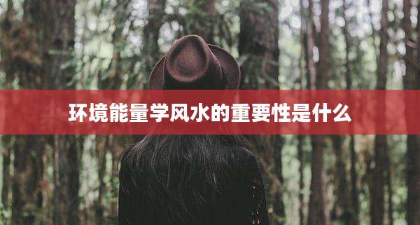 环境能量学风水的重要性是什么