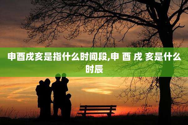 申酉戌亥是指什么时间段,申 酉 戌 亥是什么时辰