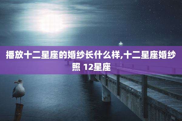 播放十二星座的婚纱长什么样,十二星座婚纱照 12星座