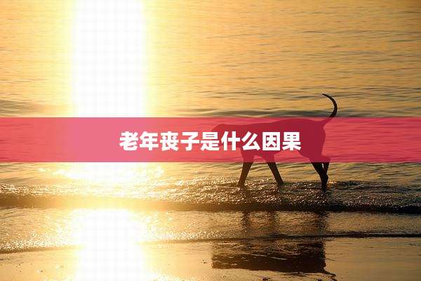 老年丧子是什么因果