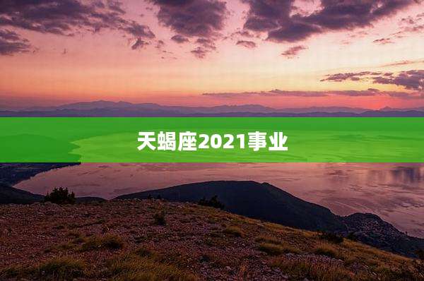 天蝎座2021事业