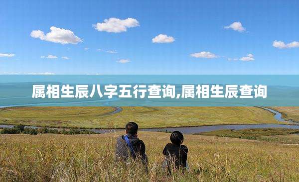 属相生辰八字五行查询,属相生辰查询
