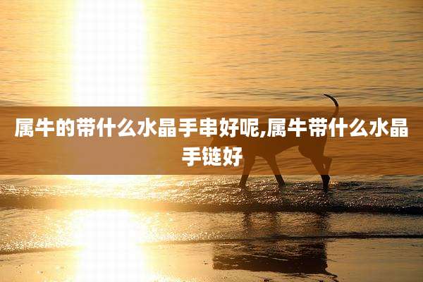 属牛的带什么水晶手串好呢,属牛带什么水晶手链好