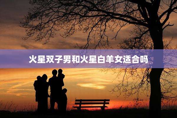 火星双子男和火星白羊女适合吗