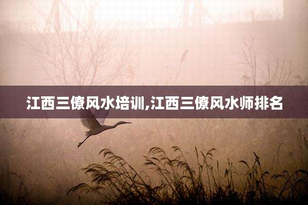 江西三僚风水培训,江西三僚风水师排名