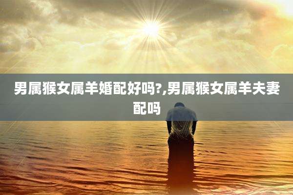 男属猴女属羊婚配好吗?,男属猴女属羊夫妻配吗