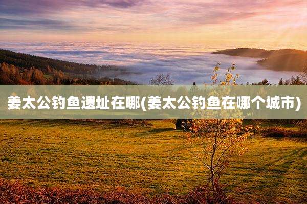 姜太公钓鱼遗址在哪(姜太公钓鱼在哪个城市)