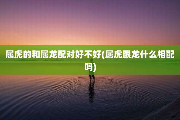属虎的和属龙配对好不好(属虎跟龙什么相配吗)