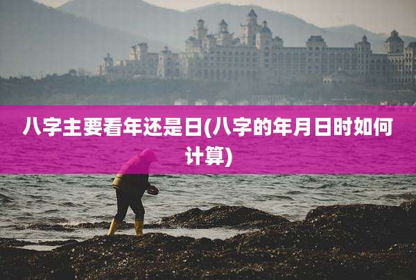 八字主要看年还是日(八字的年月日时如何计算)