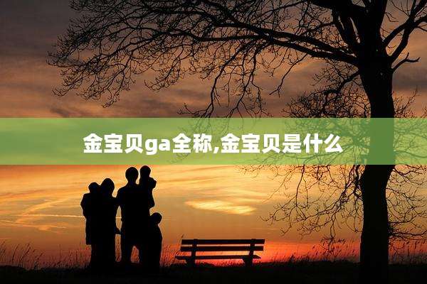 金宝贝ga全称,金宝贝是什么