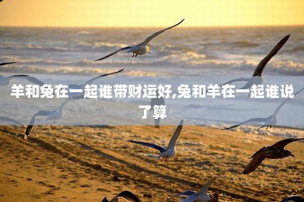 羊和兔在一起谁带财运好,兔和羊在一起谁说了算