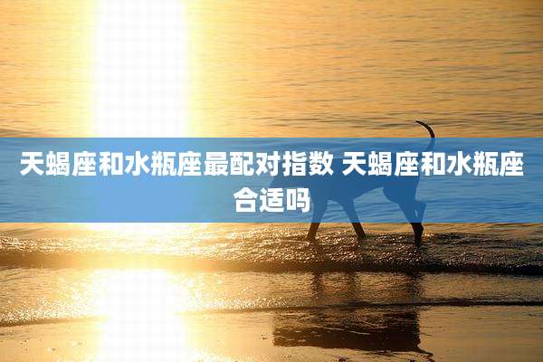 天蝎座和水瓶座最配对指数 天蝎座和水瓶座合适吗