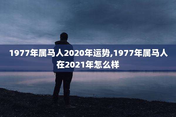 1977年属马人2020年运势,1977年属马人在2021年怎么样