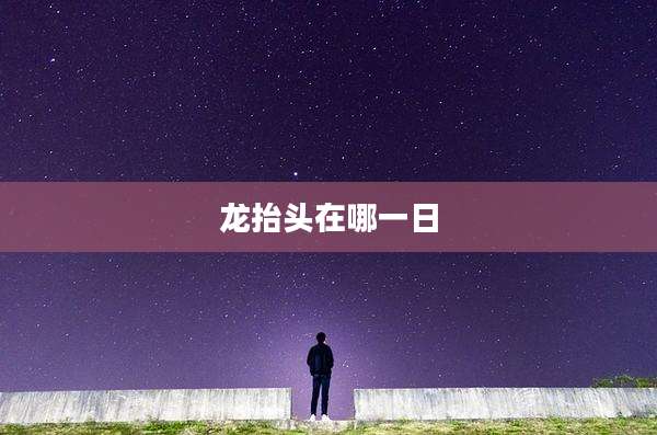 龙抬头在哪一日