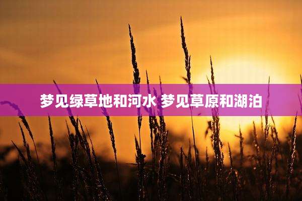 梦见绿草地和河水 梦见草原和湖泊