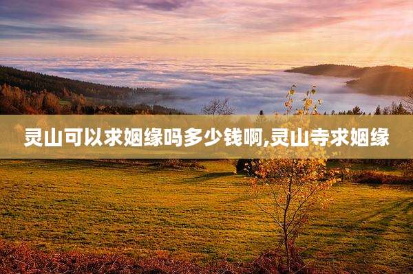 灵山可以求姻缘吗多少钱啊,灵山寺求姻缘