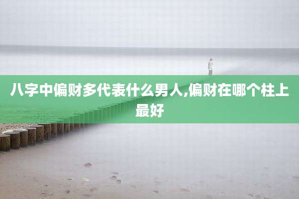八字中偏财多代表什么男人,偏财在哪个柱上最好