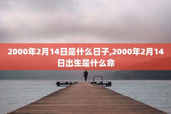 2000年2月14日是什么日子,2000年2月14日出生是什么命
