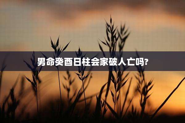 男命癸酉日柱会家破人亡吗?