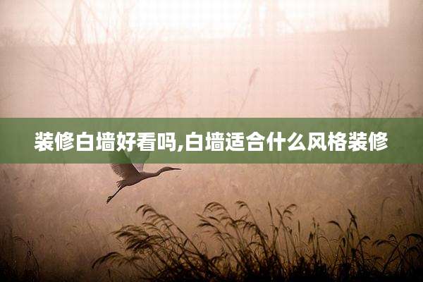 装修白墙好看吗,白墙适合什么风格装修