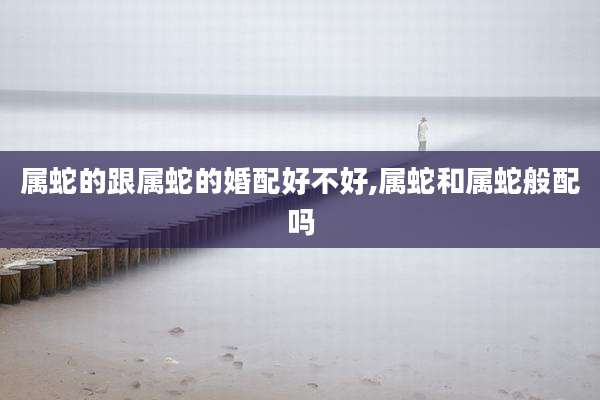 属蛇的跟属蛇的婚配好不好,属蛇和属蛇般配吗