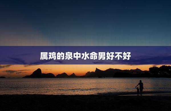 属鸡的泉中水命男好不好