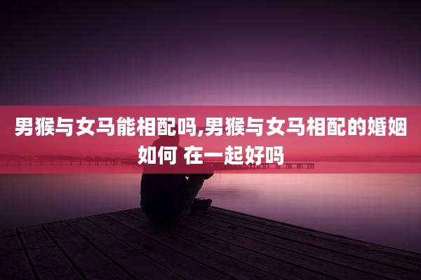 男猴与女马能相配吗,男猴与女马相配的婚姻如何 在一起好吗