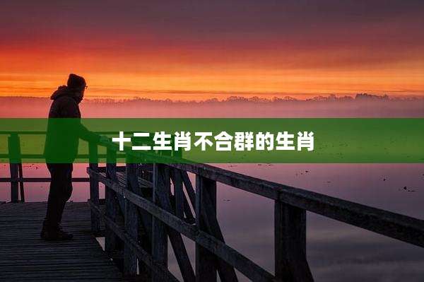 十二生肖不合群的生肖