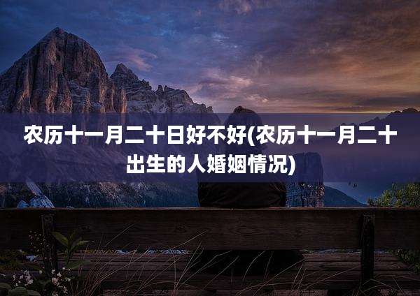 农历十一月二十日好不好(农历十一月二十出生的人婚姻情况)