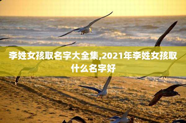 李姓女孩取名字大全集,2021年李姓女孩取什么名字好