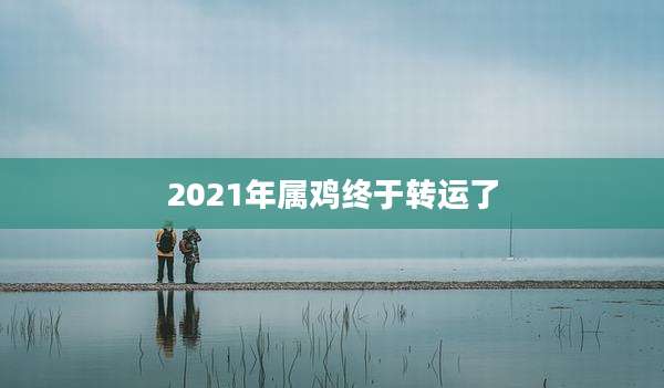 2021年属鸡终于转运了