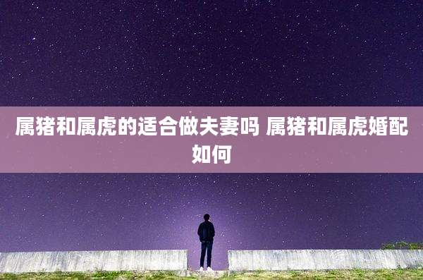 属猪和属虎的适合做夫妻吗 属猪和属虎婚配如何