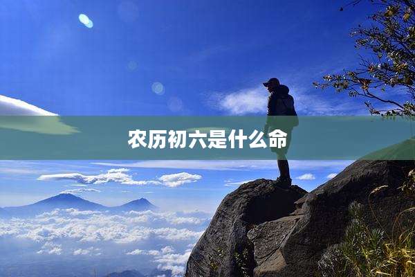 农历初六是什么命