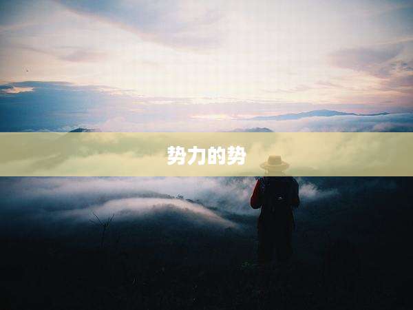 势力的势