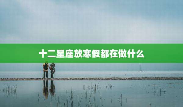 十二星座放寒假都在做什么