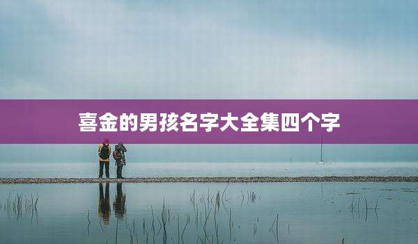 喜金的男孩名字大全集四个字