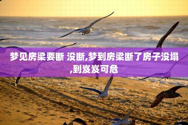 梦见房梁要断 没断,梦到房梁断了房子没塌,到岌岌可危