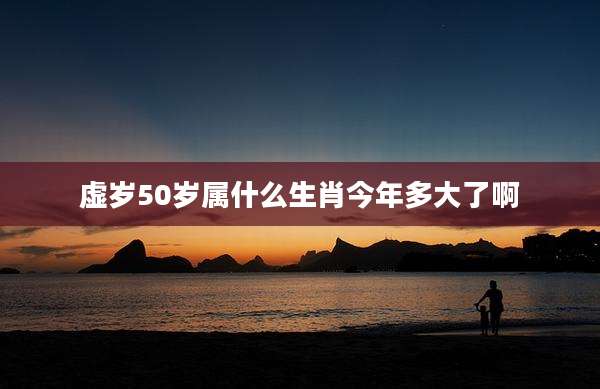 虚岁50岁属什么生肖今年多大了啊