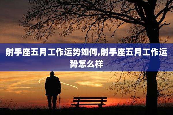 射手座五月工作运势如何,射手座五月工作运势怎么样
