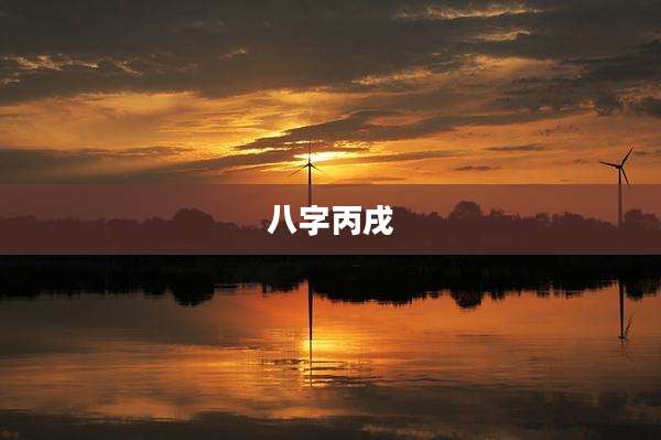 八字丙戌