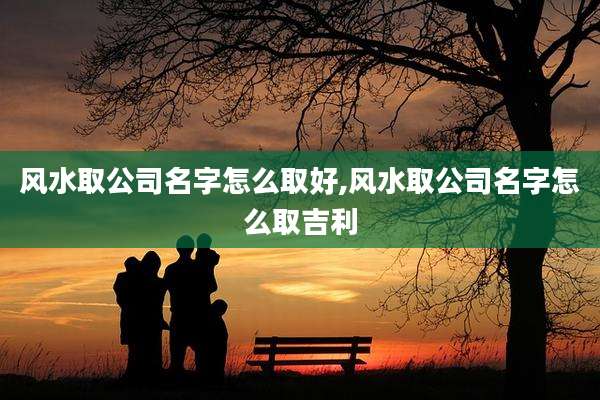风水取公司名字怎么取好,风水取公司名字怎么取吉利
