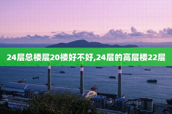 24层总楼层20楼好不好,24层的高层楼22层