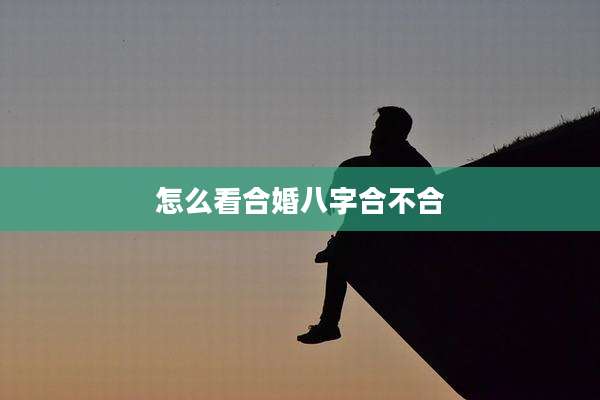 怎么看合婚八字合不合