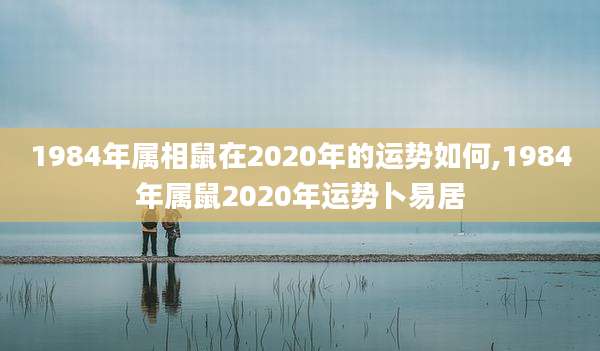 1984年属相鼠在2020年的运势如何,1984年属鼠2020年运势卜易居