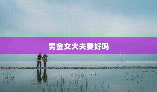男金女火夫妻好吗